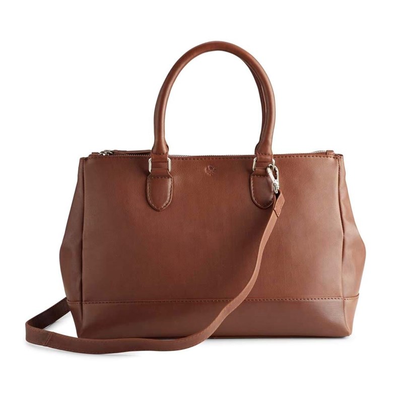 Aura Håndtaske Rome Cognac 1
