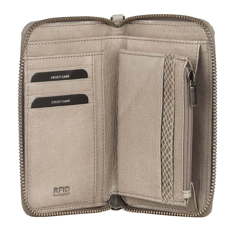 Burkely Pung Just Jackie Wristlet Grå 3