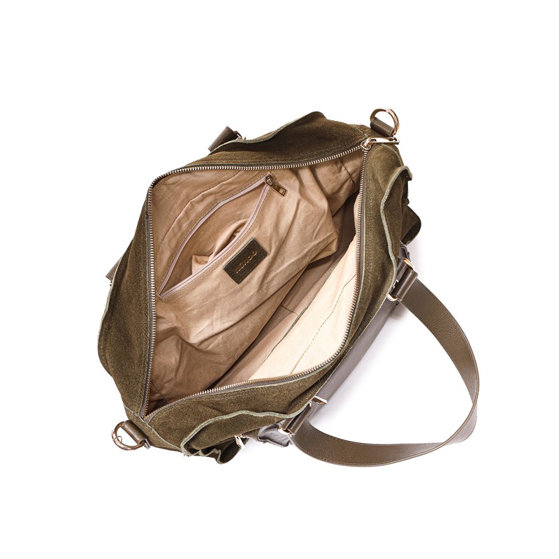 Núnoo Skuldertaske Mille  Oliven Grøn 15" 3