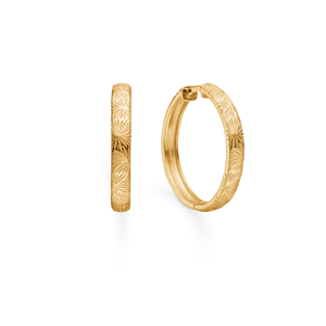 Studio Z Örhängen Creol Rime Stor Guld