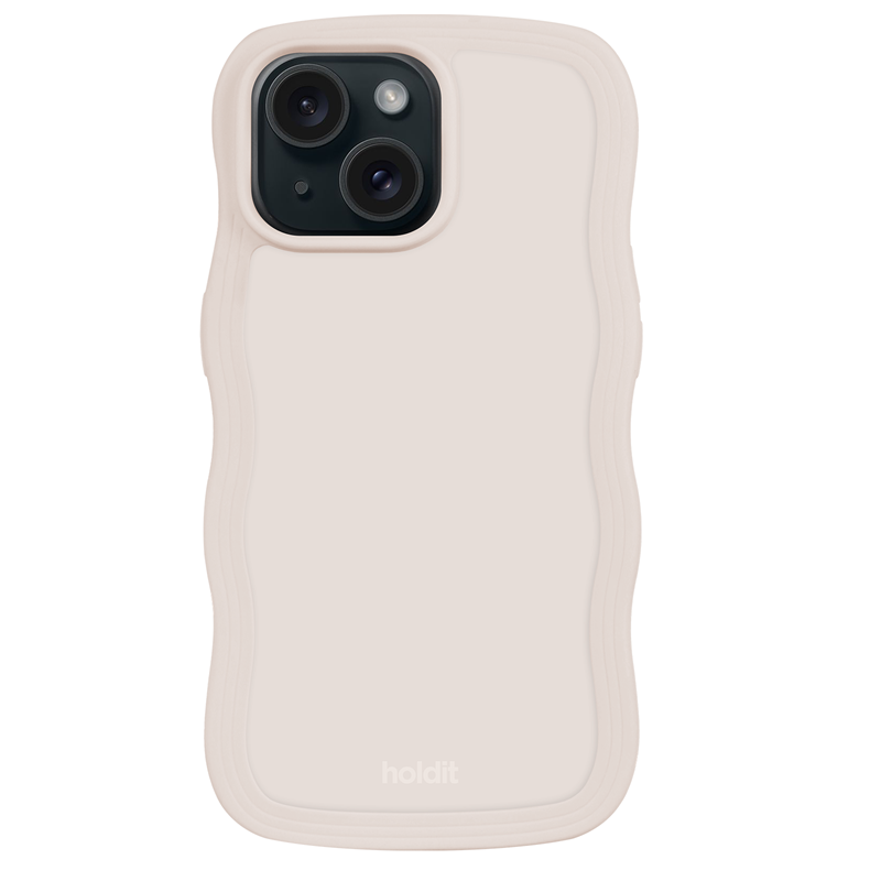 Holdit Mobilfodral Wavy Beige Iphone 15 Plus 1