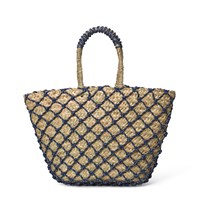 DAY ET Shopper Day Cord & Straw Blå 1