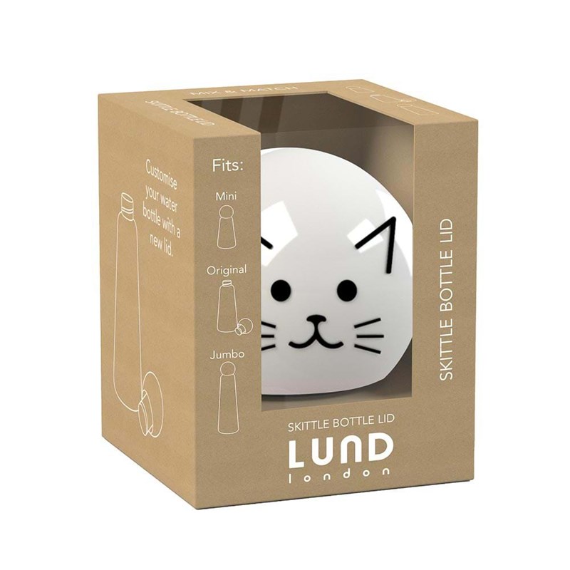 Lund London Top Drikkeflaske Sort/Hvid
