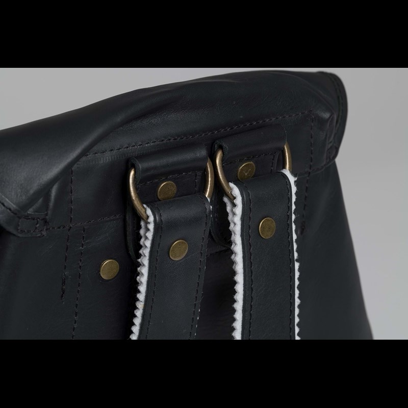 Beckmann Rygsæk Originals Læder Sort 5