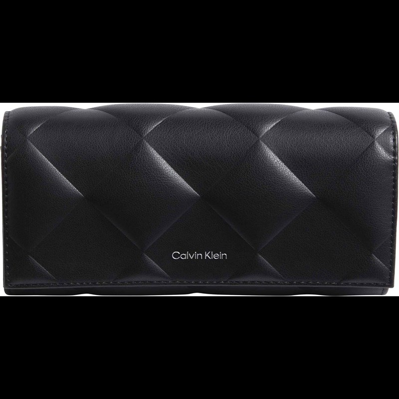 Calvin Klein Dam Plånbok Diamond Quilt Svart 1