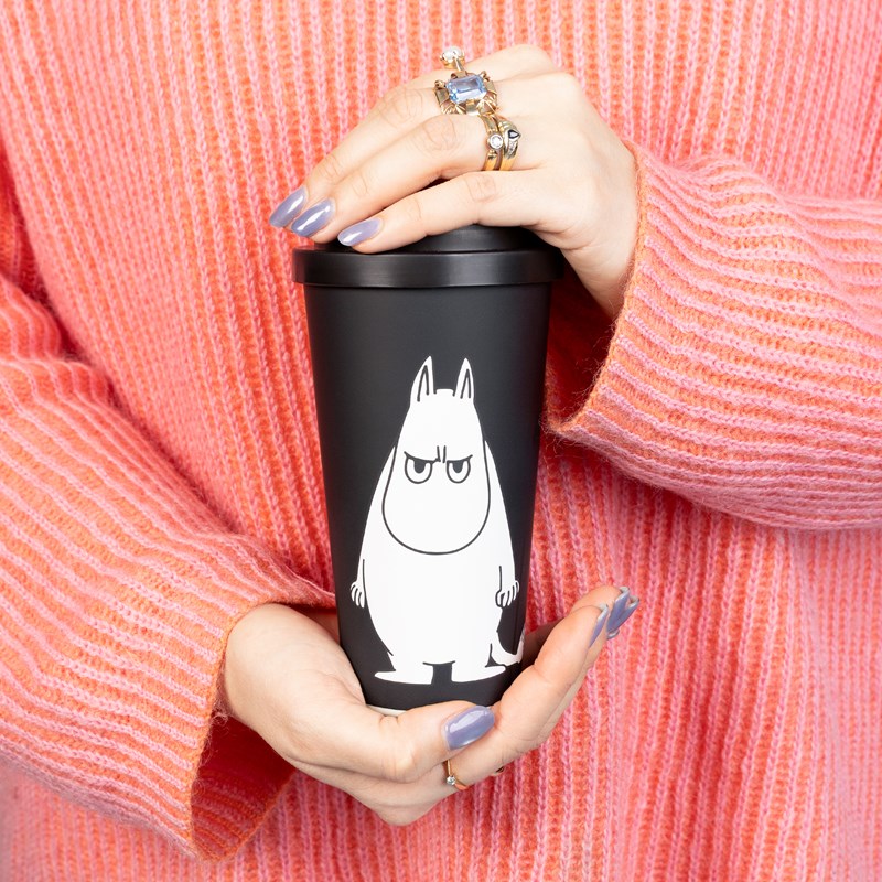 Nordic Buddies Takeaway mugg Mumintrollet  Svart 2