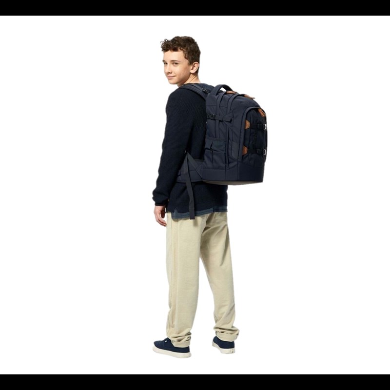 Satch Skoletaske Pack Nordic Blue Blå 2