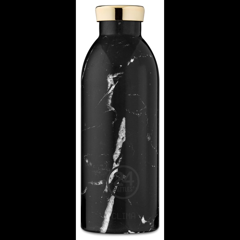 24Bottles Termoflaske Clima Bottle Sort/hvid mønster 1