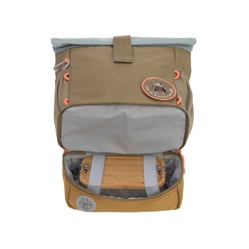 LÄSSIG Rygsæk Mini rolltop Grøn 4