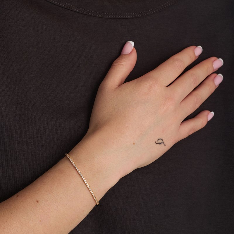 Studio Z Armbånd Tennis Small Guld 2