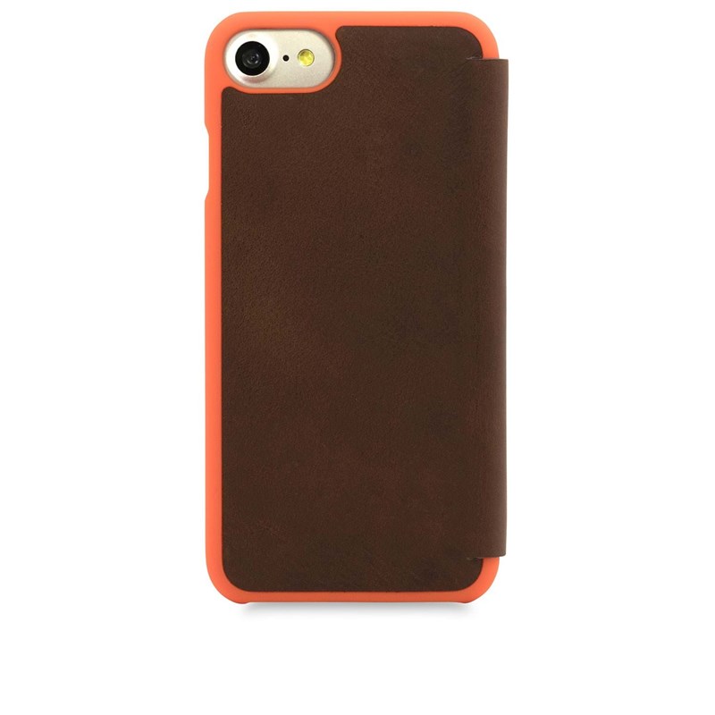 Knomo Mobilcover Leather Brun iPhone 6/6S/7/8/SE 2