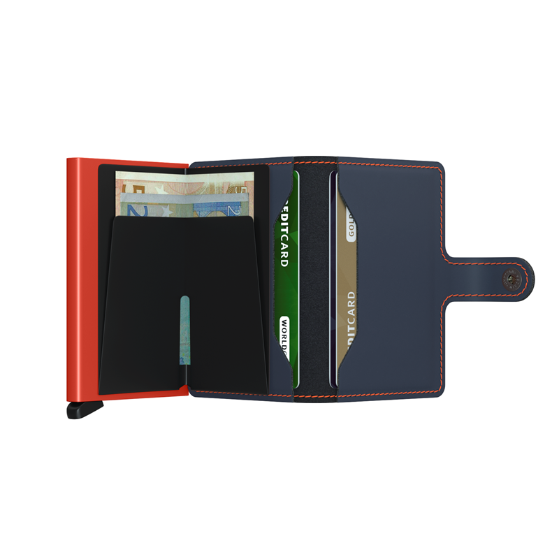 Secrid Kortholder Mini wallet Blå/orange 3