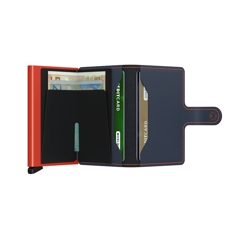Secrid Korthållare Mini Wallet Blå/Orange 3