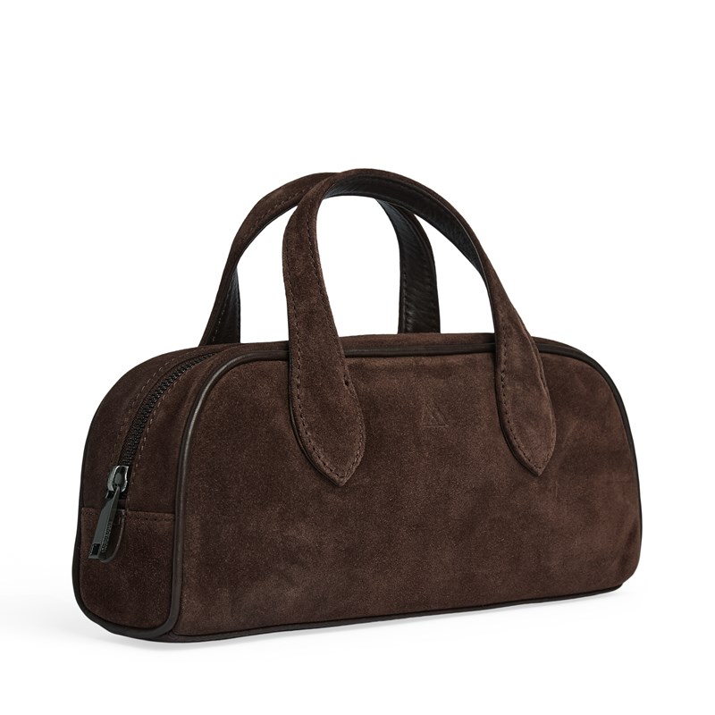 MARKBERG Håndtaske ThoraMBG Suede M. Brun 3