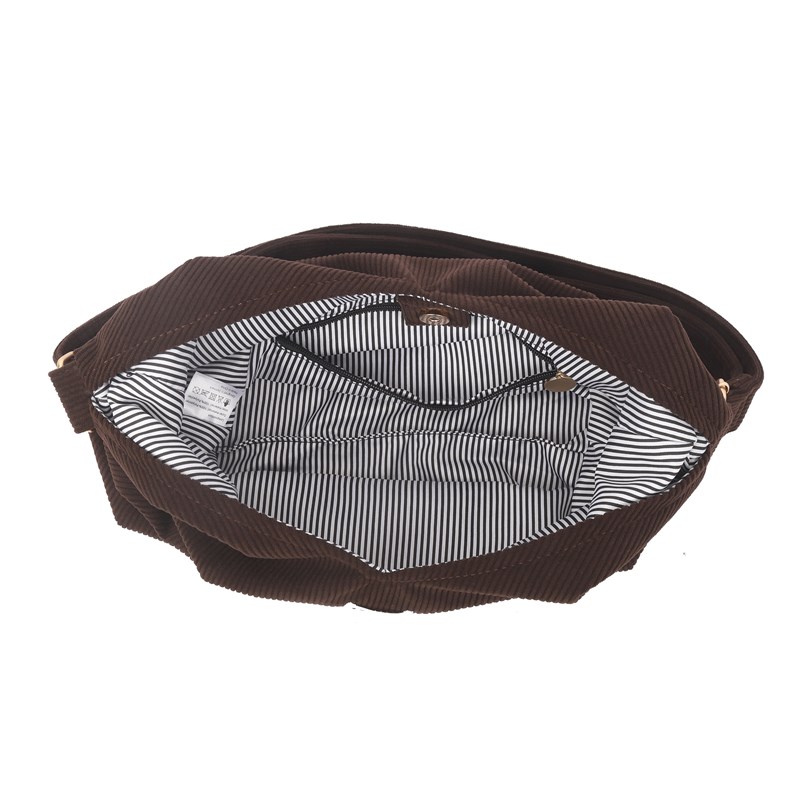 Conmé Skuldertaske Nanna pocket M. Brun 4