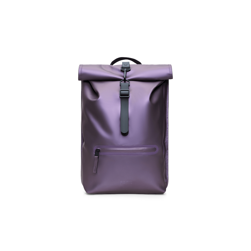 RAINS Ryggsäck Rolltop Rucksack Lila 1