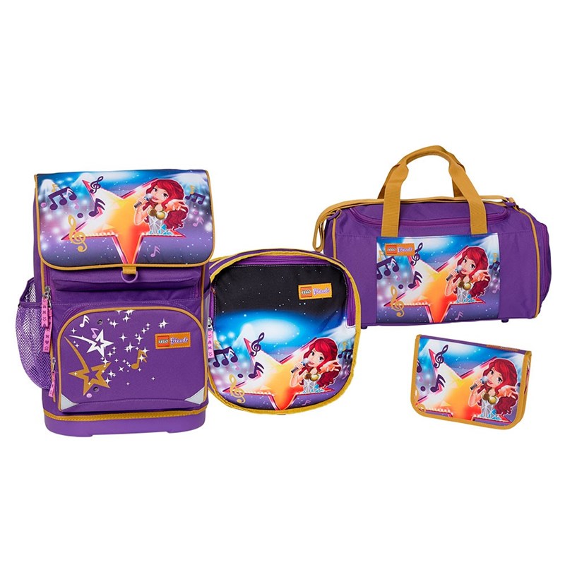 LEGO Bags Skoletaskesæt Optimo friends Lilla