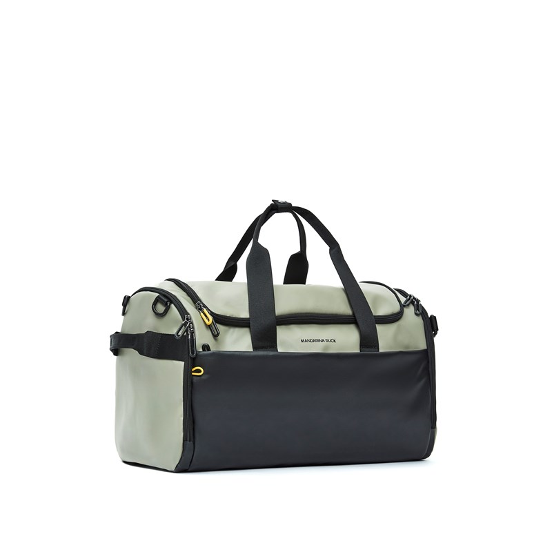 Mandarina Duck Reseväska Eco Coated Duffle Beige/grå 2