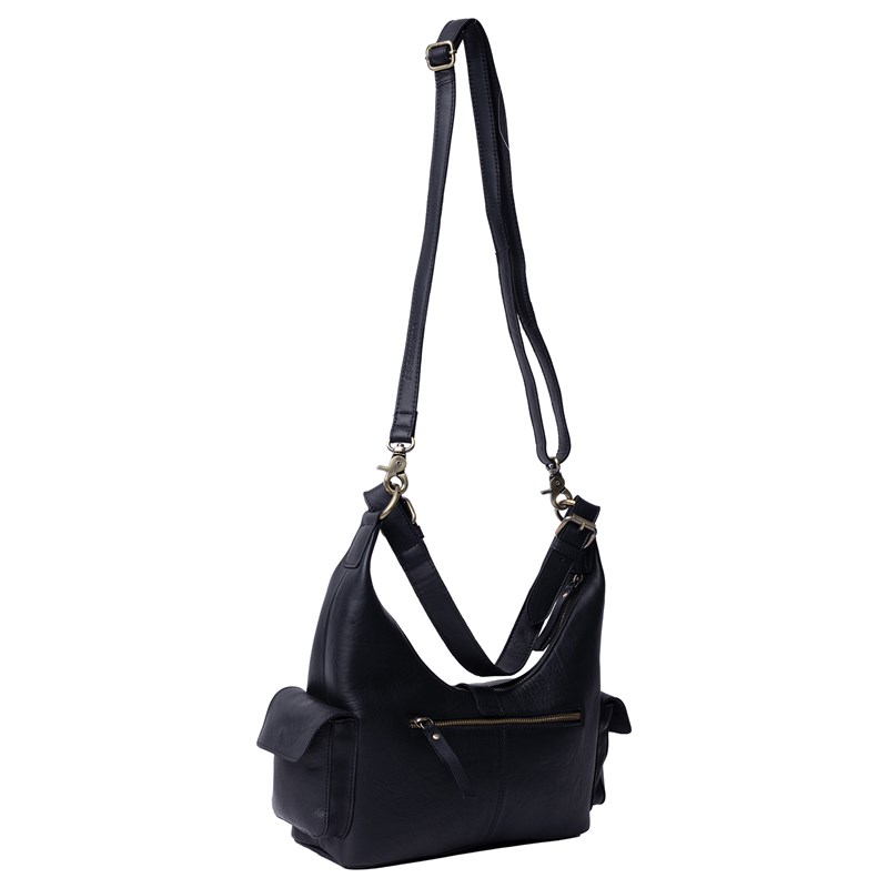 RE:DESIGNED Skuldertaske Solvej Medium Sort 5
