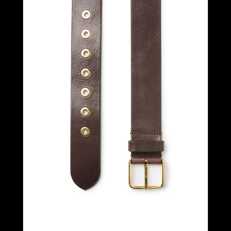 Saddler Läderbälte Alba  M. Brun 80 Cm 2