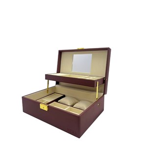 HERA Smyckeskrin 2-delat Bordeaux alt image