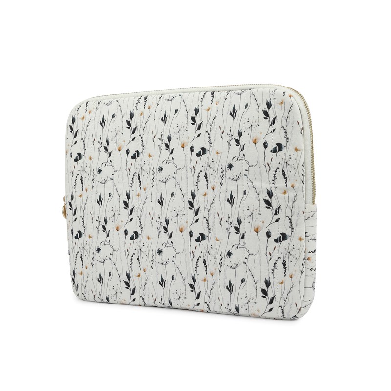 Conmé Computer Sleeve Watercolor Flo Vit blomning 13" 2