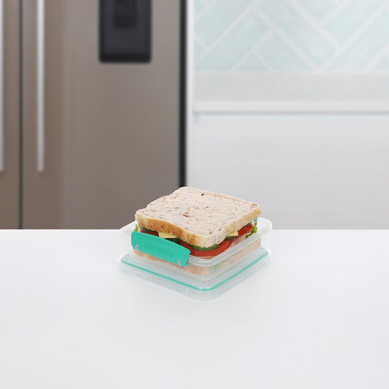 Sistema Madkasse Sandwich Boks To Go Grøn 3