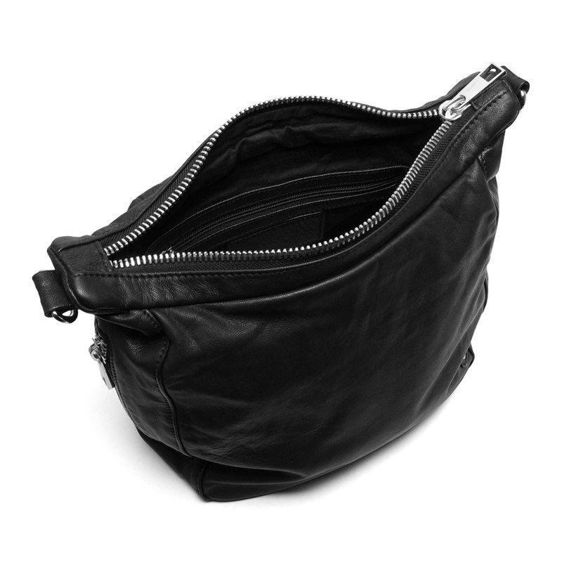 Depeche Skuldertaske Sort m/strib 2