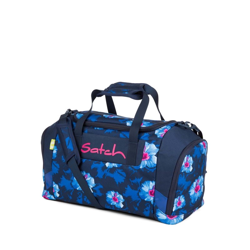 Satch Sportstaske Waikiki Blue Blå Blomst