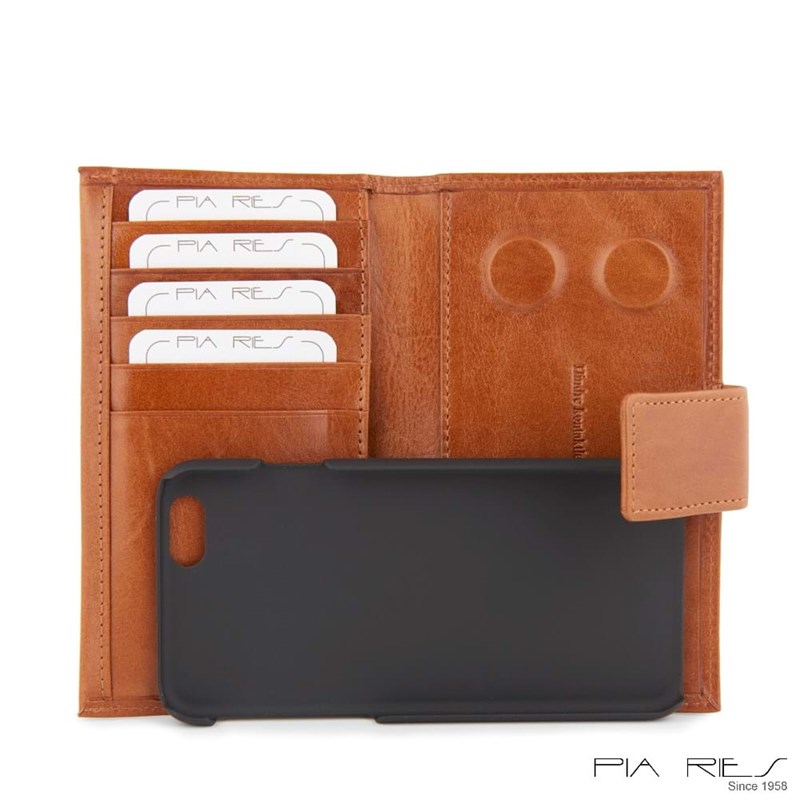Pia Ries Mobilcover Cognac iPhone 6/6S/7/8/SE 4