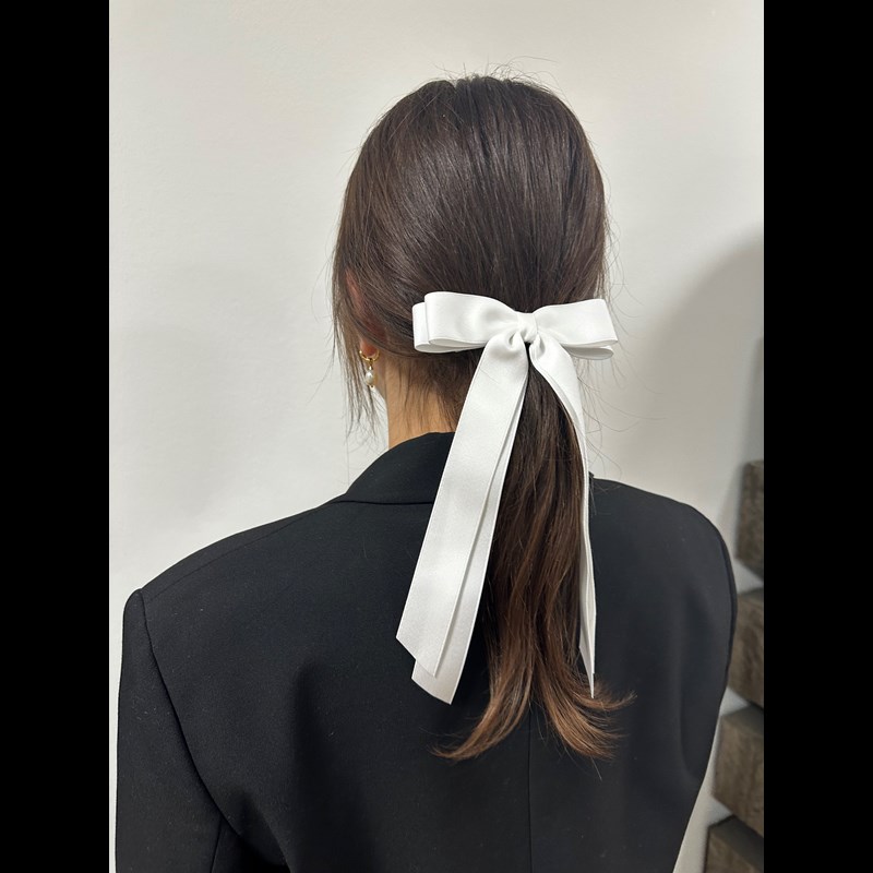 Conmé Hårrrosett Vit 3