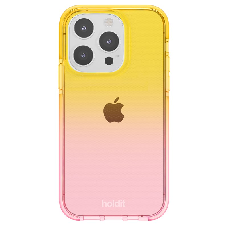 Holdit Mobilcover Seethru Pink iPhone 14 Pro 1