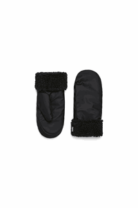 RAINS Handske Puffer Fleece Mittens  Svart Str M/L 1