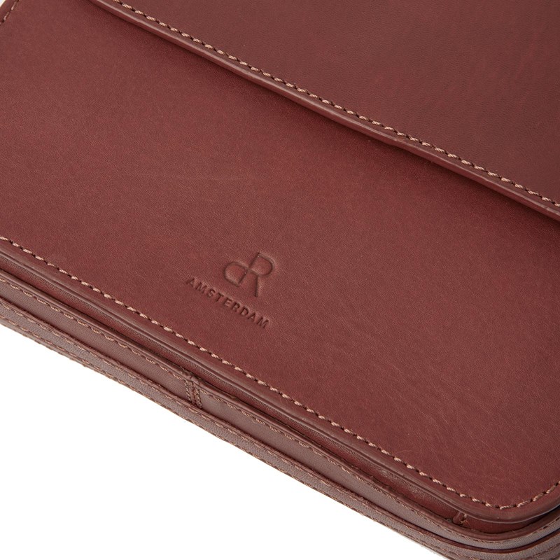 dR Amsterdam Crossbody Brun/röd 4