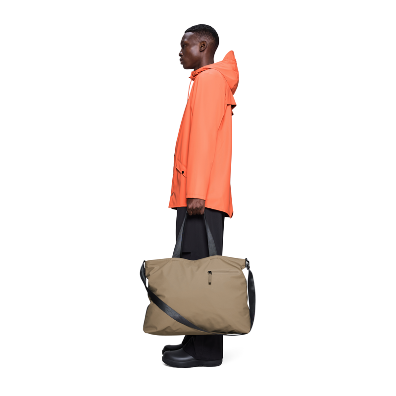 RAINS Axelväska Messenger Tote Dash Beige 3