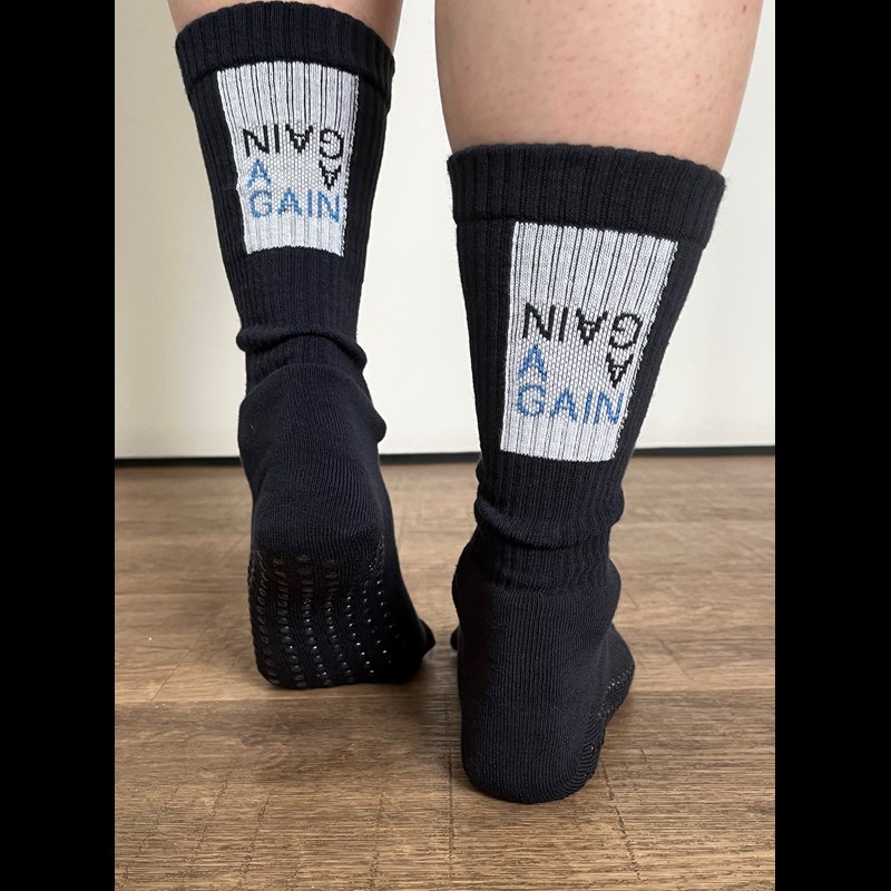 Again Yoga / Reformer Strømper Mørk blå Str. 37-39 2