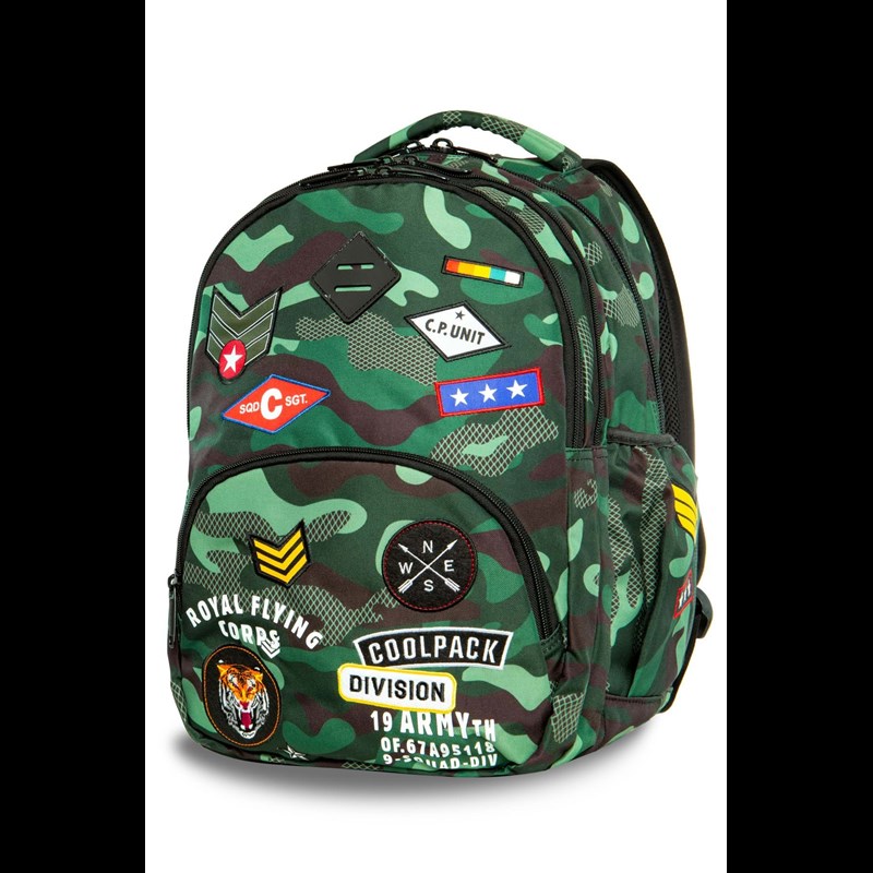 Coolpack Skoletaskesæt Bentley Grøn Camou 6