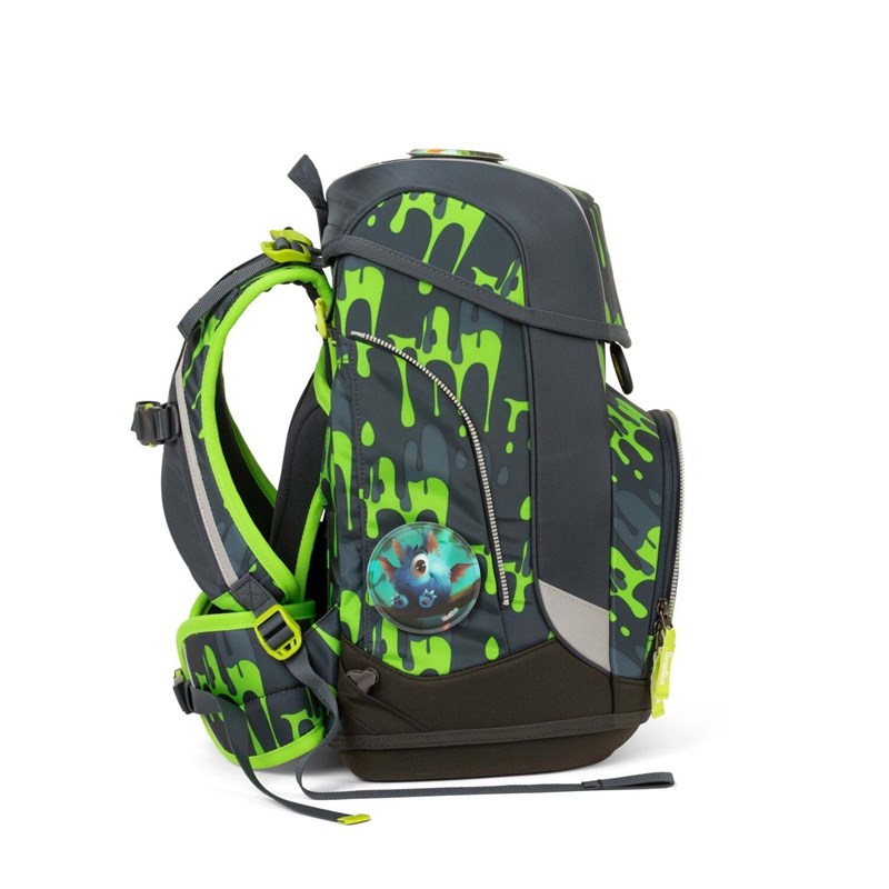 Ergobag Skoletaskesæt Cubo Grøn tern 3