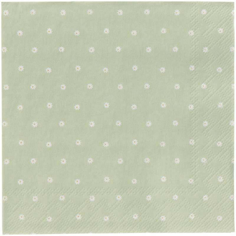 Ib Laursen Kaffeservietter Blomster Print 1