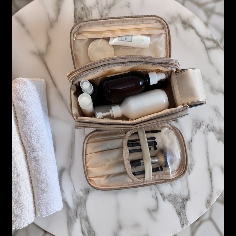 Aura Toilettaske Alcudia Beige 2
