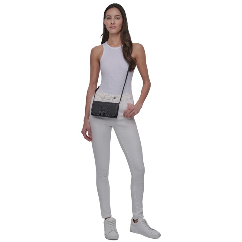 DKNY Axelväska Nicole  Svart/Beige 2