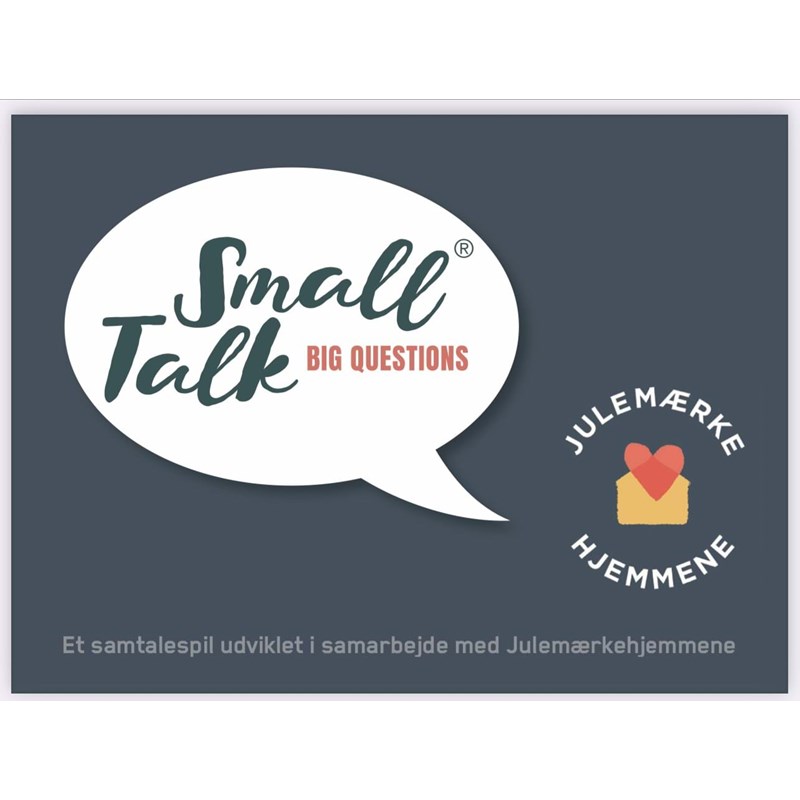 Small Talk Big Questions Spil Julemærkehjem Grå