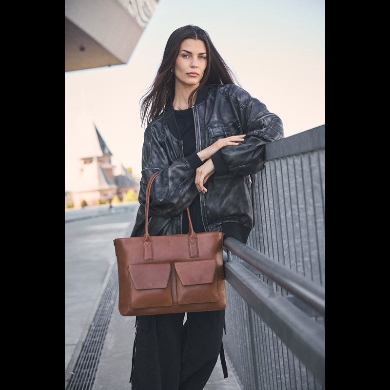 MARKBERG Computertaske Kelseymbg Kastanje 14" 2