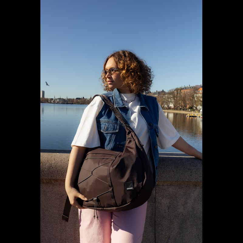 Kintobe Skuldertaske Juno Mocca Brun 16" 2