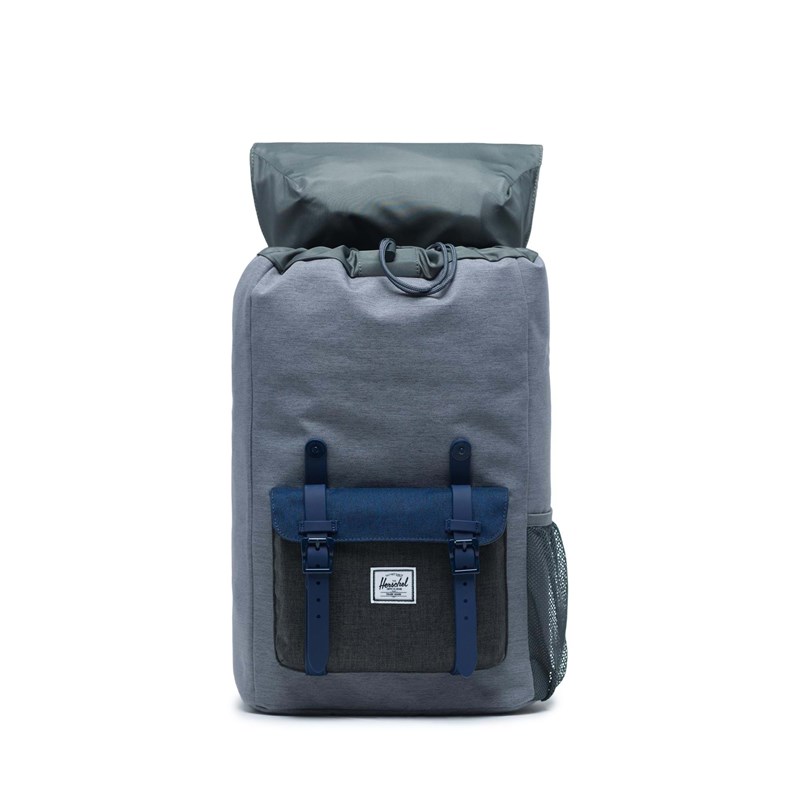 Herschel Skoletaske Little America Yout Lysegrå 3