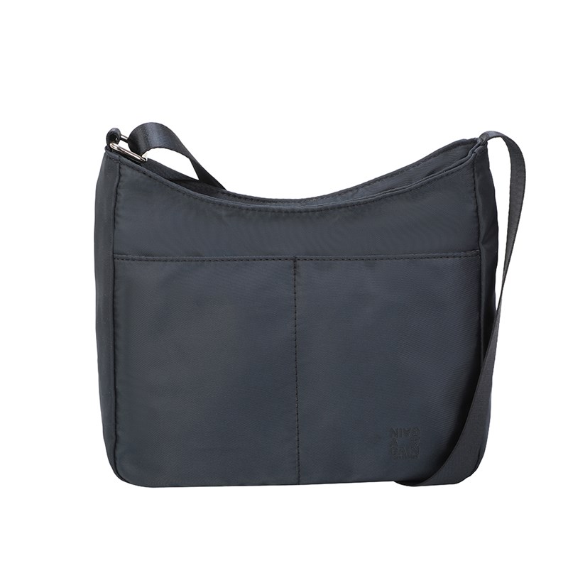 Again Crossbody Orange  Navy 1