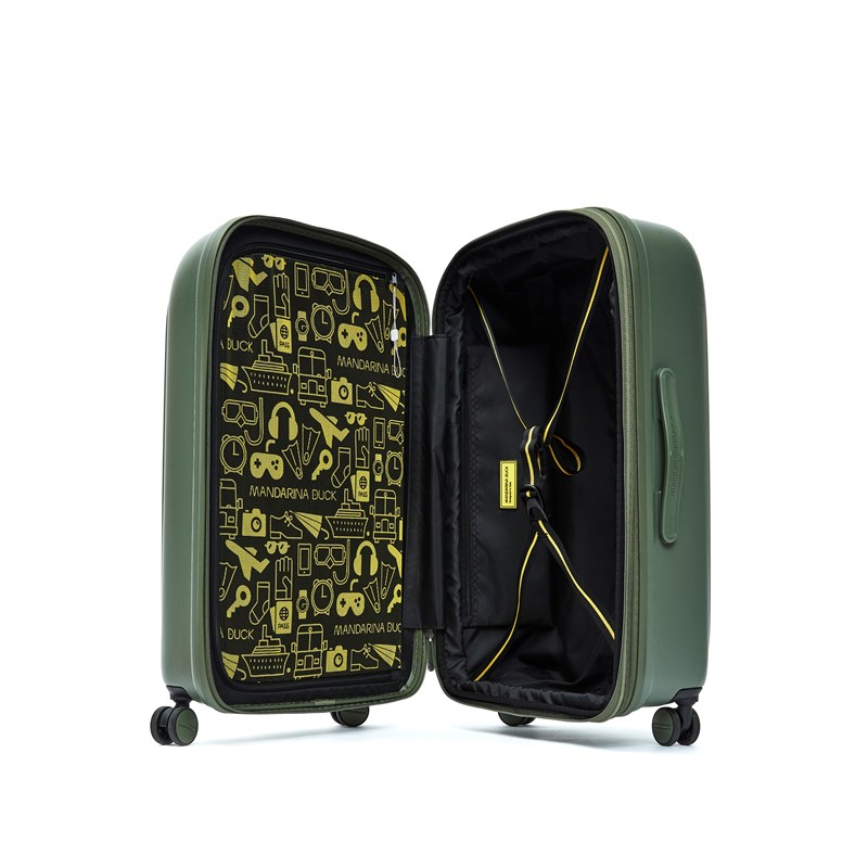 Mandarina Duck Resväska Logoduck+ m. grön 69 Cm 4