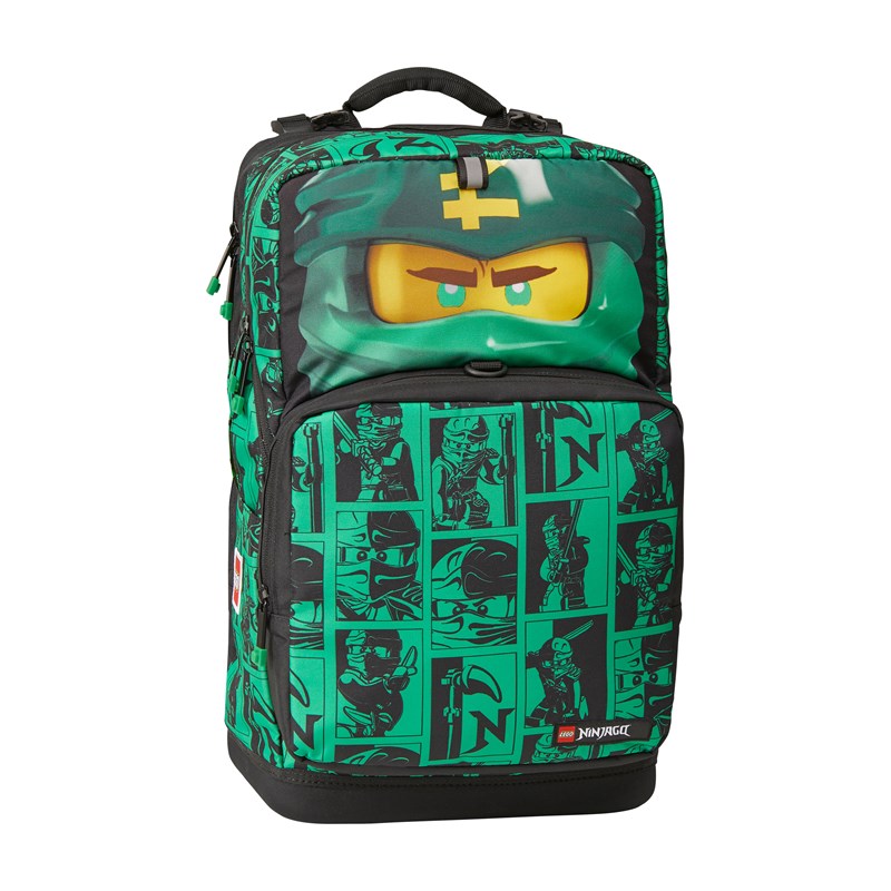LEGO Bags Skoletaske Maxi+ Ninjago Green Grøn 3