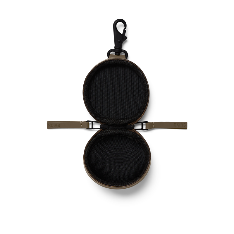 RAINS Nyckelring Pouch Mini M. Brun 3