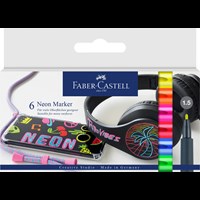Faber-Castell Tuscher Neon 6 st. Multi